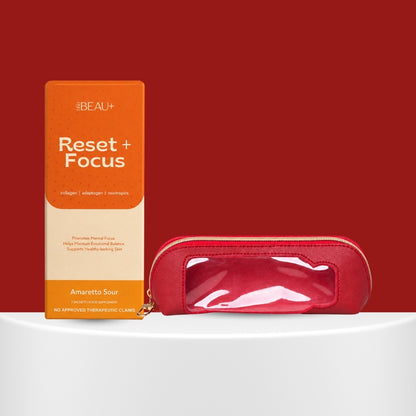 The Plus Gift Set Reset + Focus + Everyday Sachet Pouch