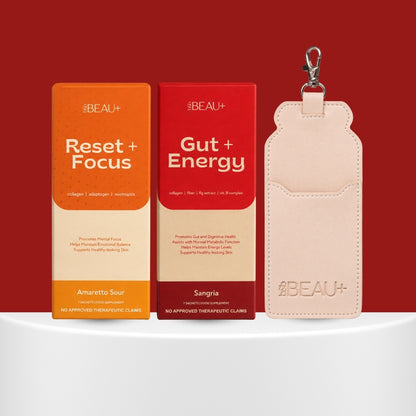 The Plus Gift Set Reset + Focus + Gut + Energy + Sachet Keychain